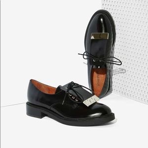 Jeffrey Campbell mentone black oxfords